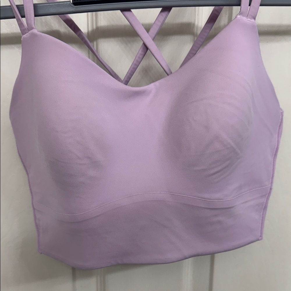 Lululemon Like a Cloud Longline Bra in Lavender Frost: 10 - Picture 7 of 7